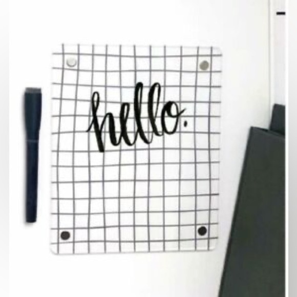 Magnetic Dry Erase Whiteboard Locker Marker Fridge Magnets Clear 7โX 8.5โ - Picture 1 of 3